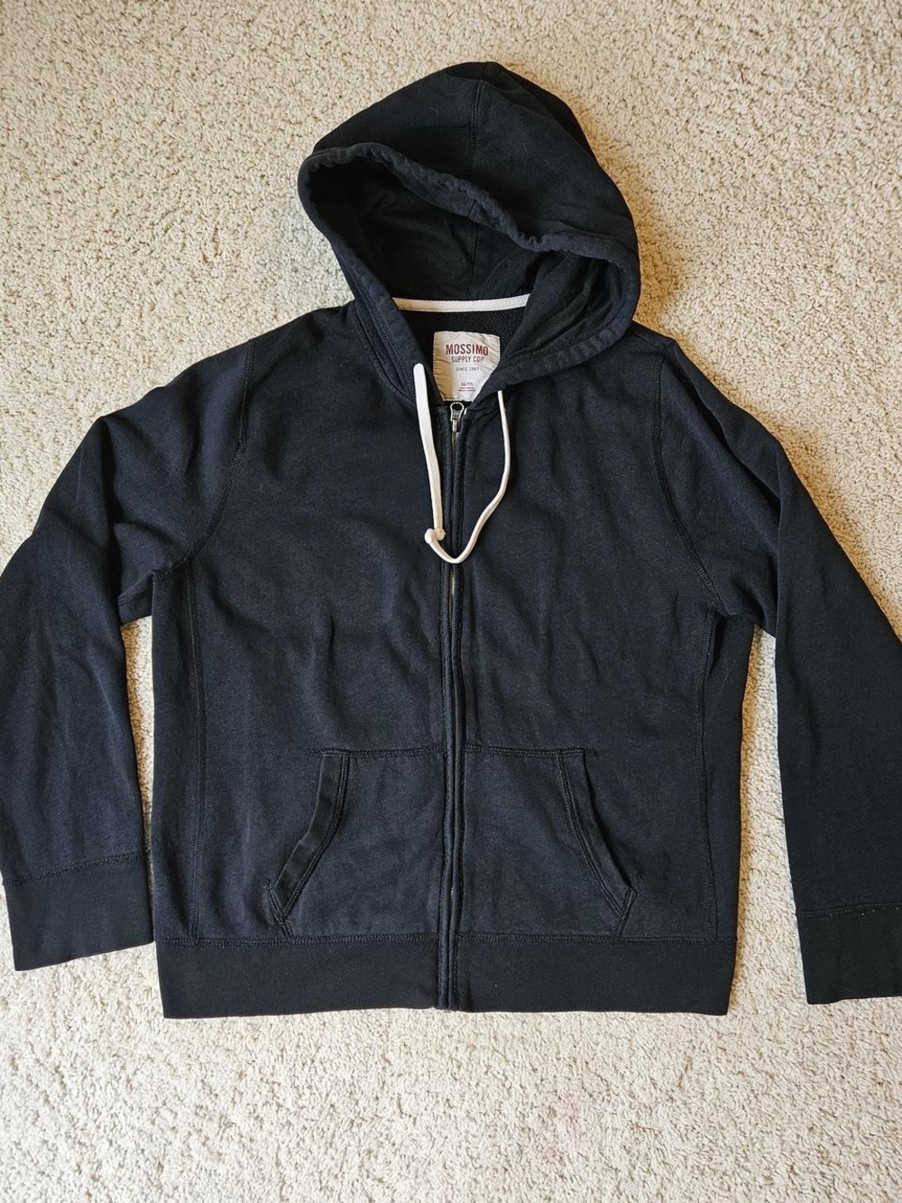 Mossimo Black Zip-Up Hoodie